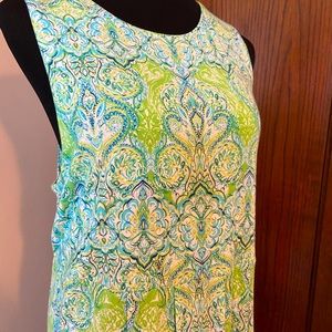 J. JILL Green floral maxi XL